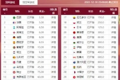 世界杯体彩怎么买比分？新手必看的玩法指南与避坑建议